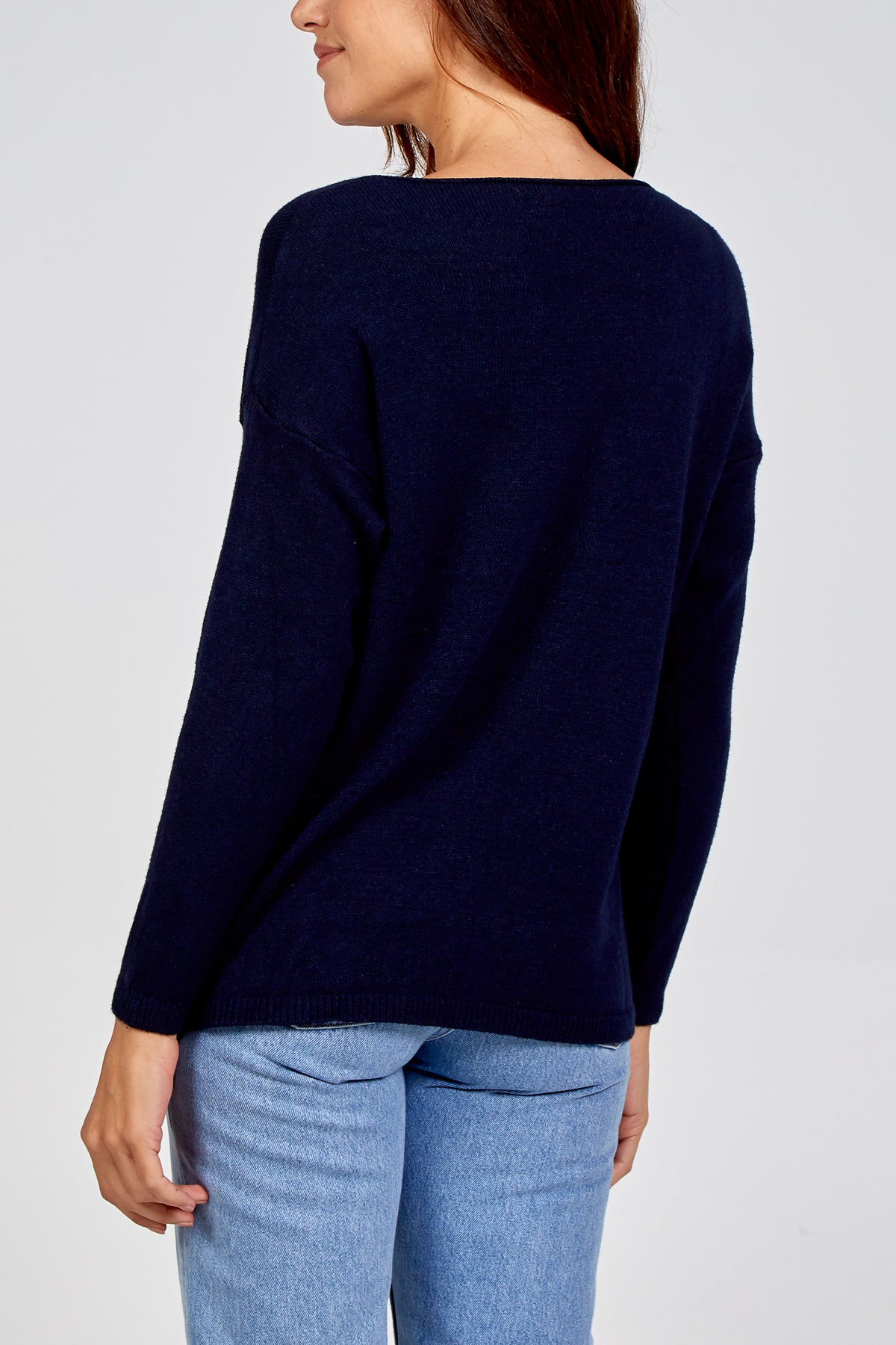 Ribbed Star Jumper