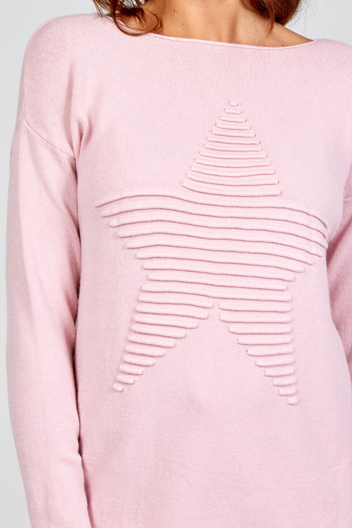 Ribbed Star Jumper