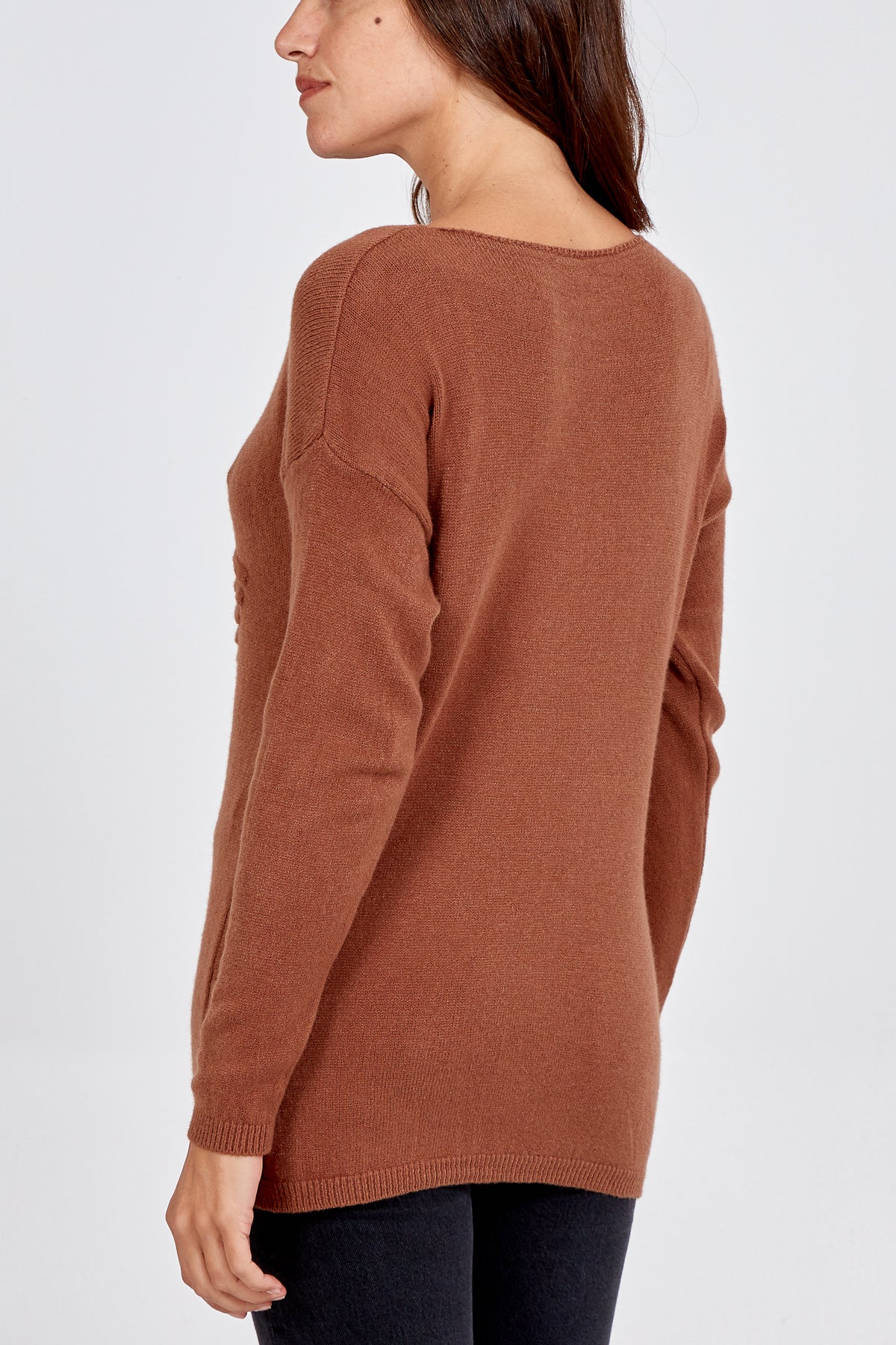 Ribbed Star Jumper