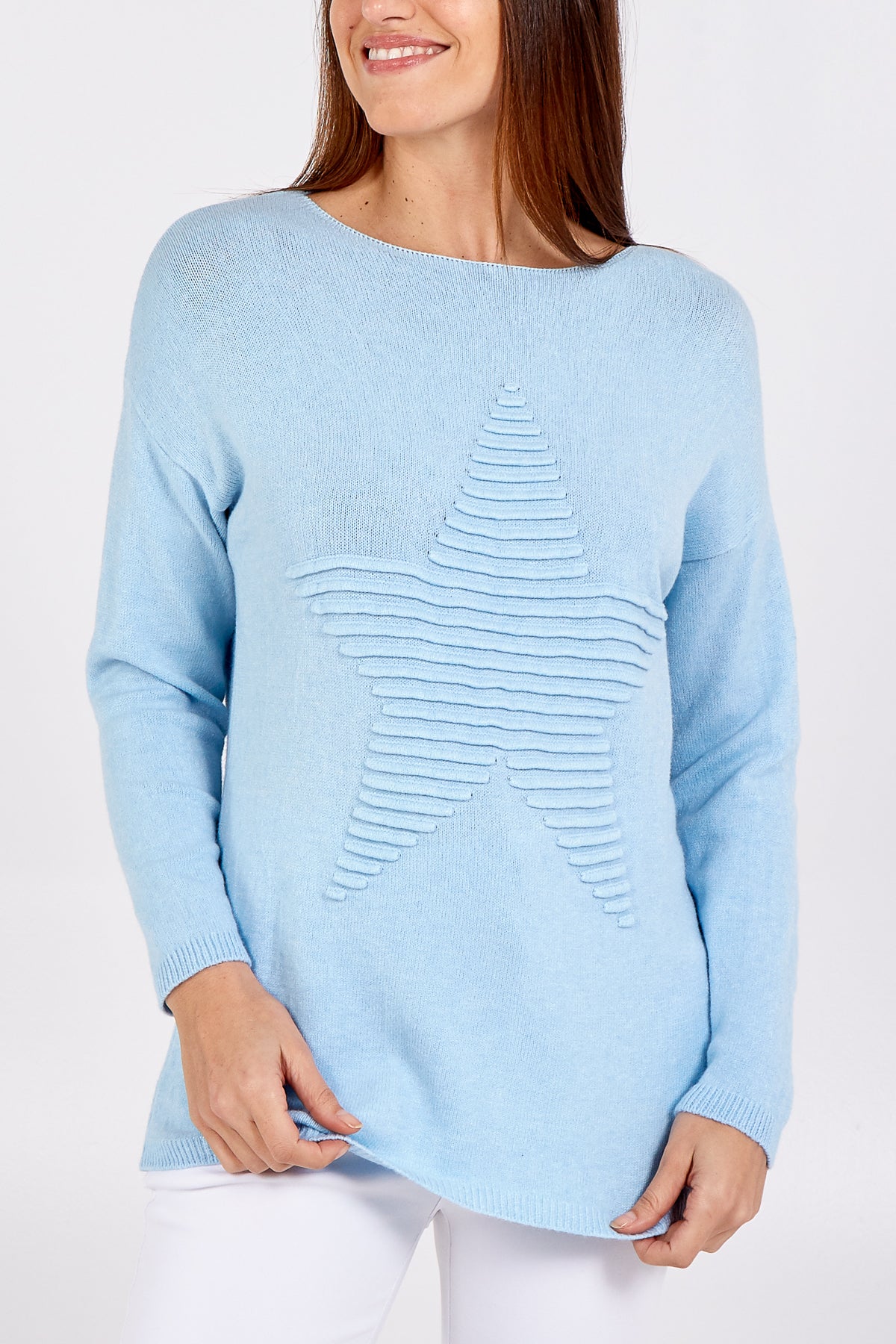 Ribbed Star Jumper