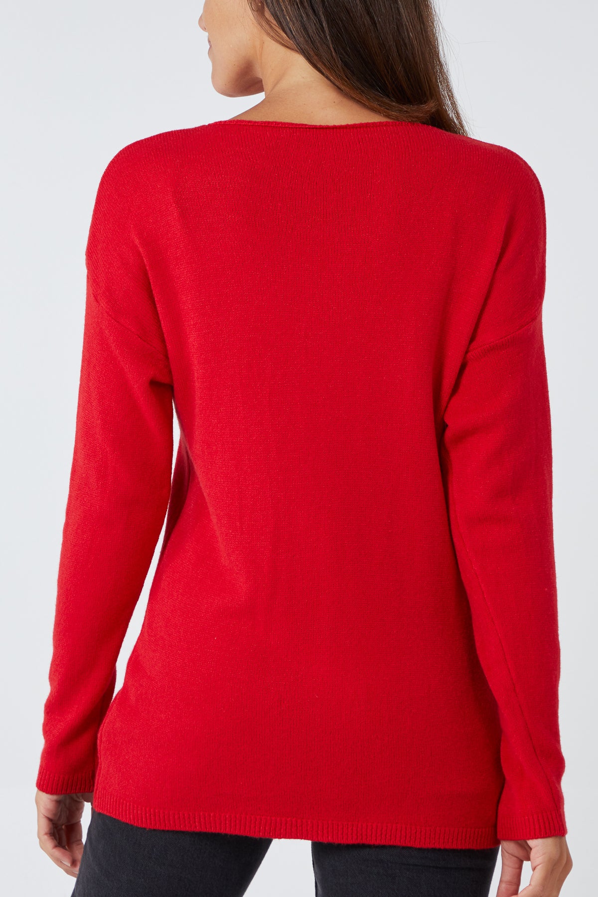 Ribbed Star Jumper