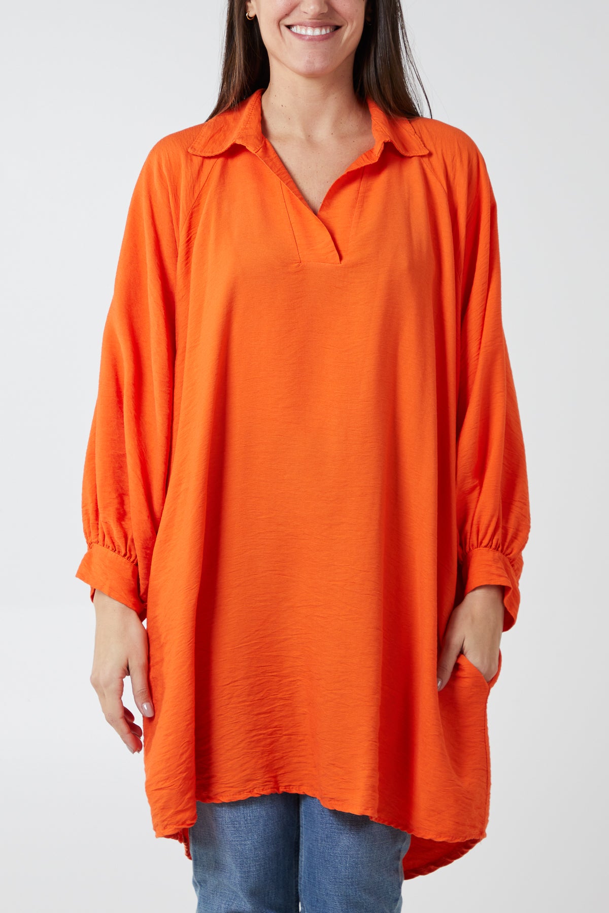 Kiwi Collar Shirt Tunic