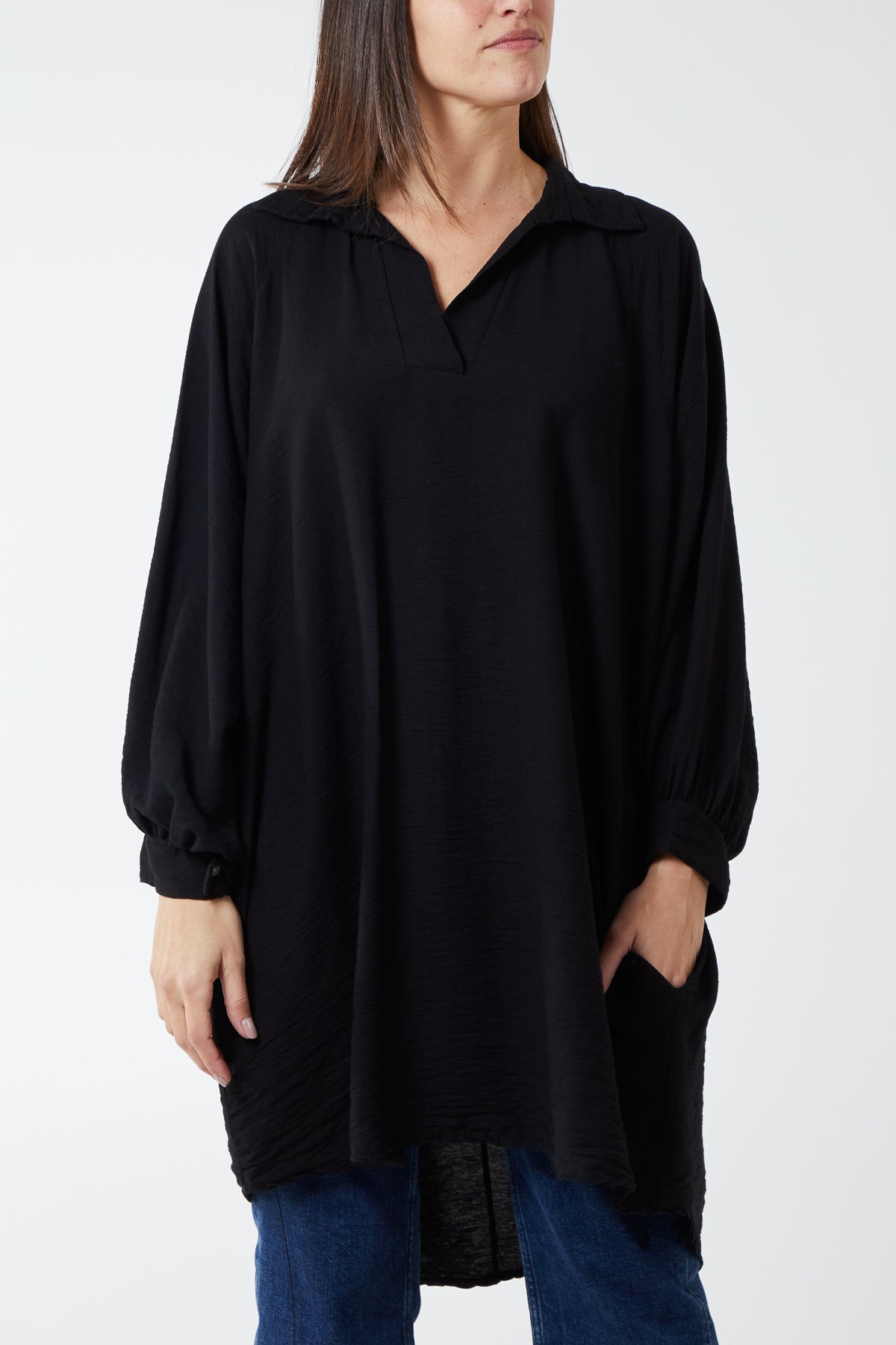 Kiwi Collar Shirt Tunic