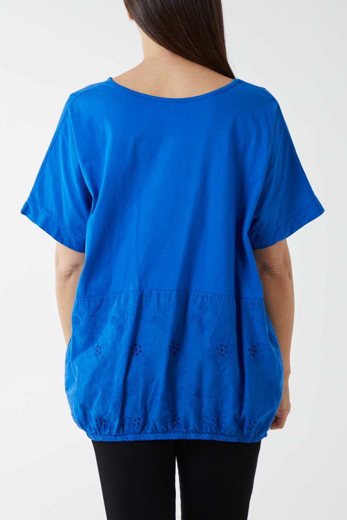 Broderie Anglaise Panel Top