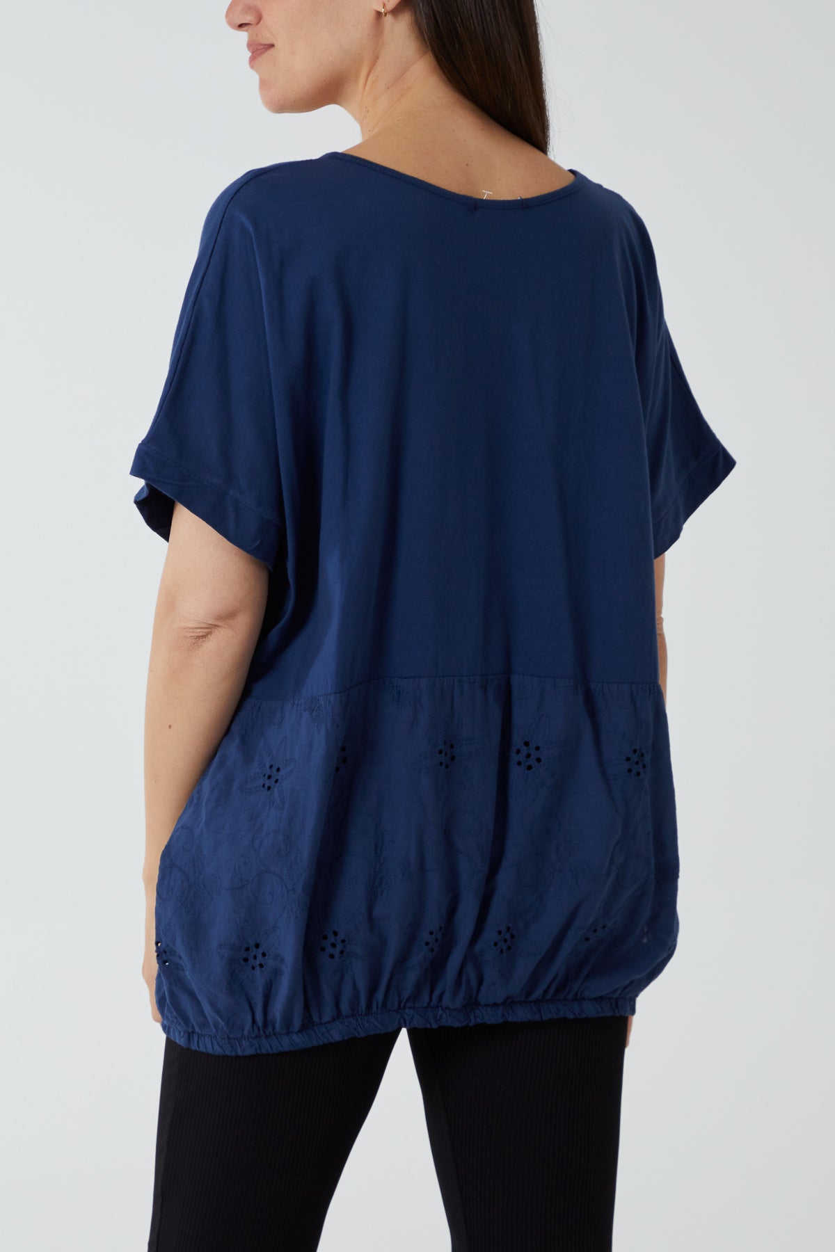 Broderie Anglaise Panel Top