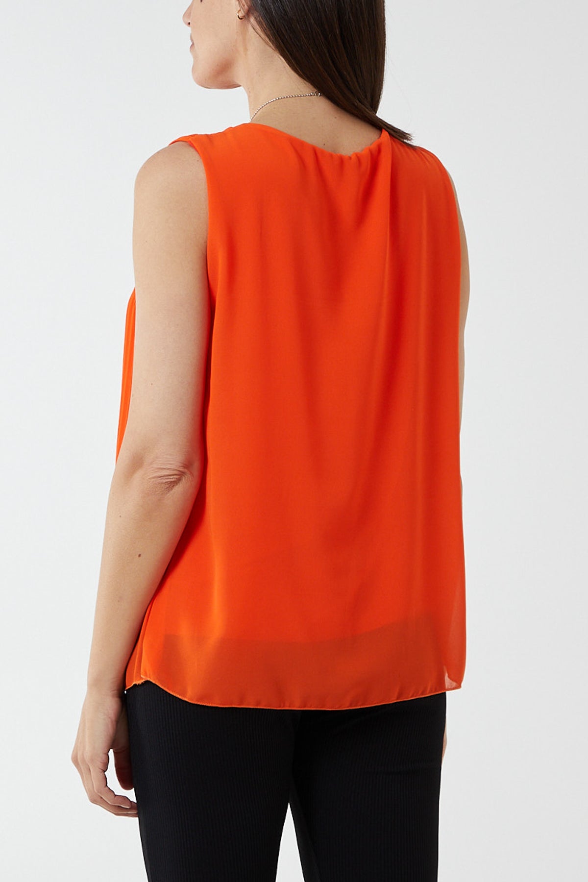 Pleated Necklace Vest