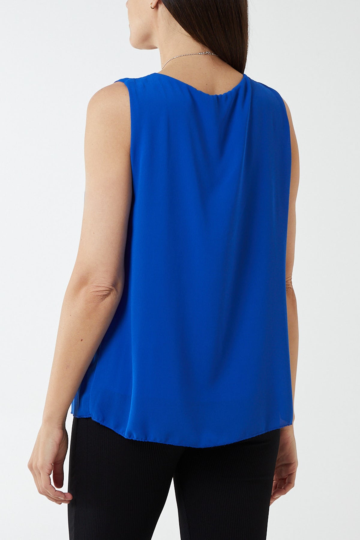 Pleated Necklace Vest