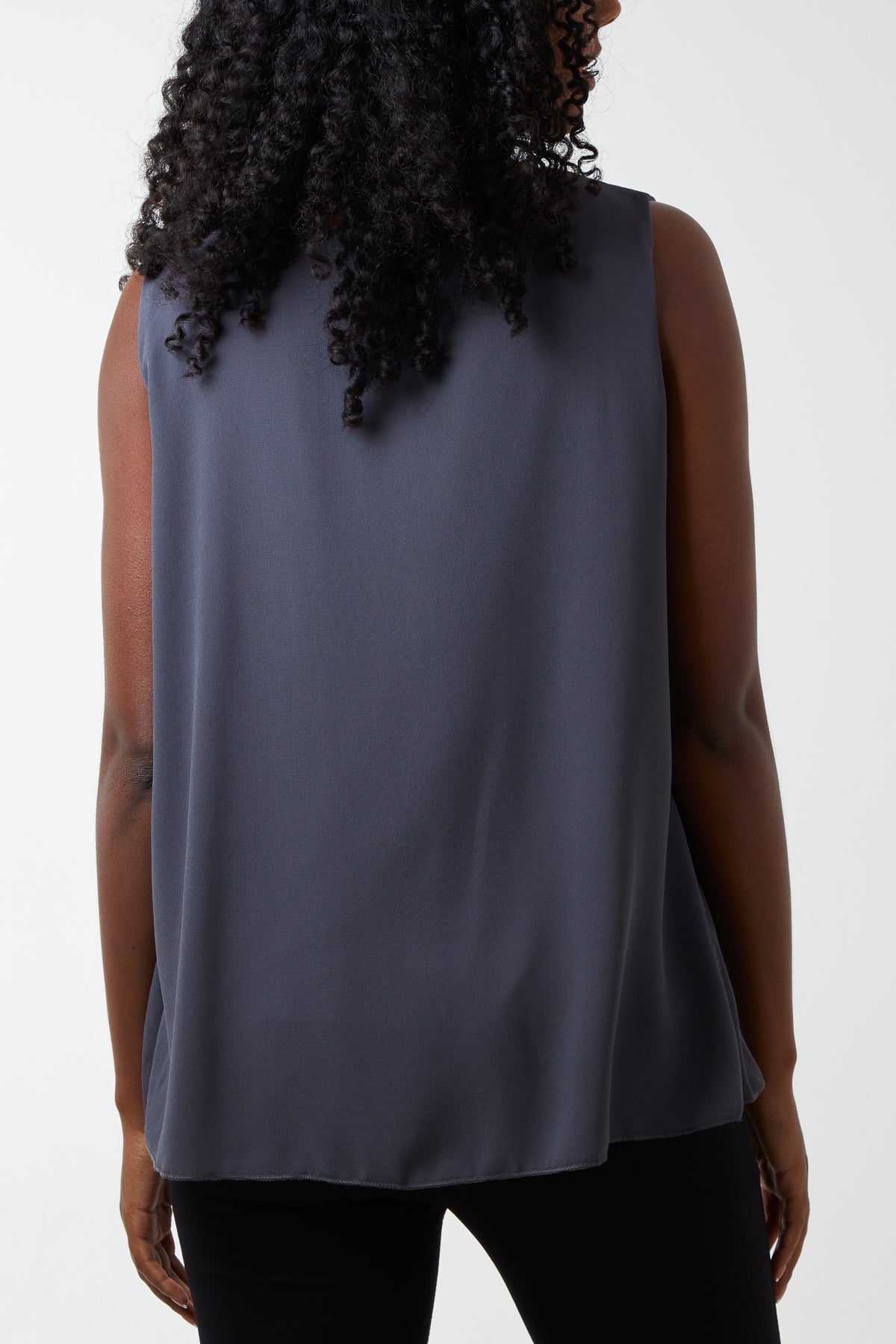 Pleated Necklace Vest