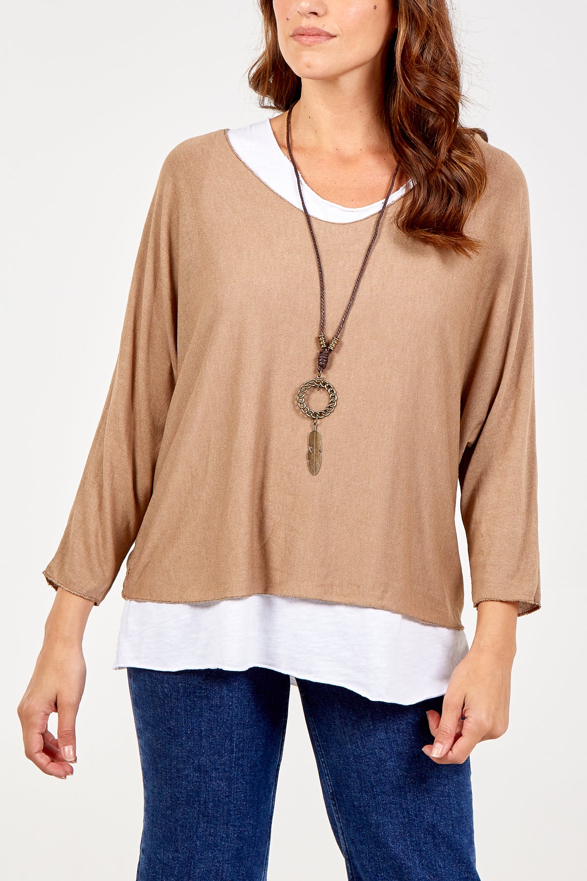 Necklace Double Layer Top
