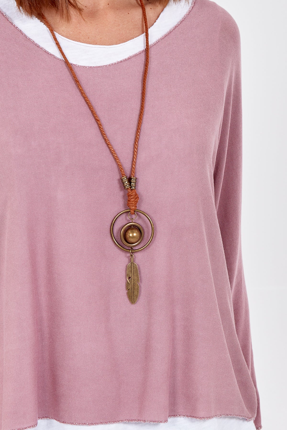 Necklace Double Layer Top