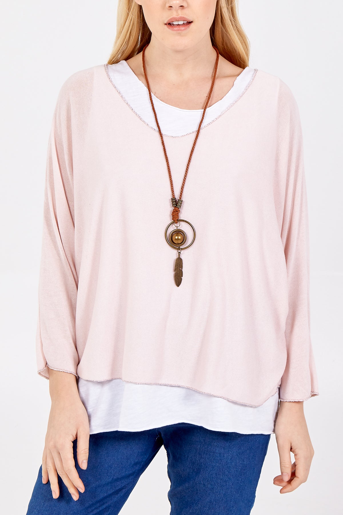Necklace Double Layer Top
