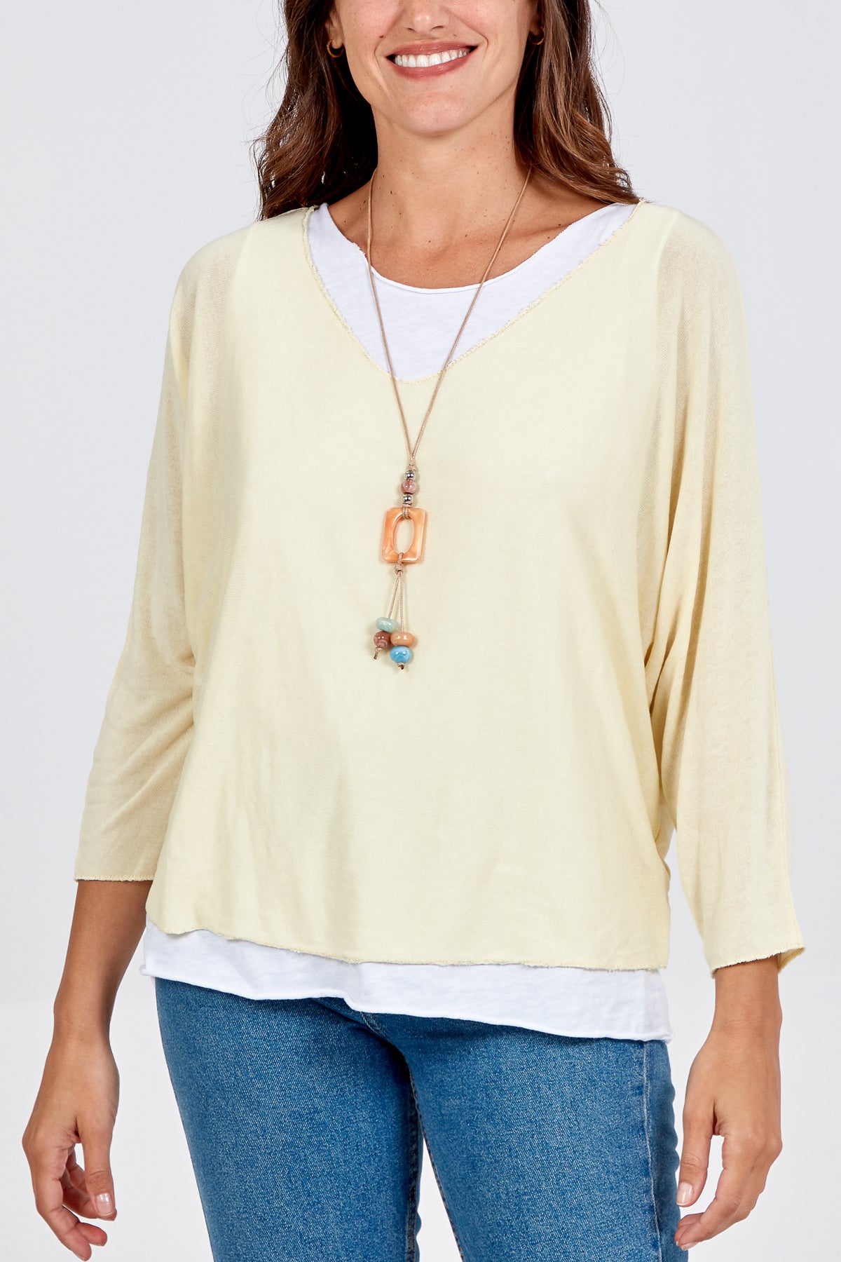 Necklace Double Layer Top