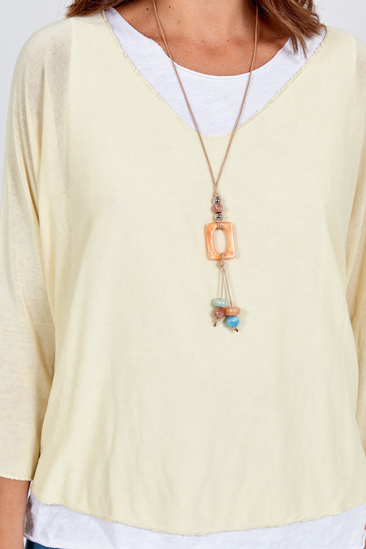 Necklace Double Layer Top