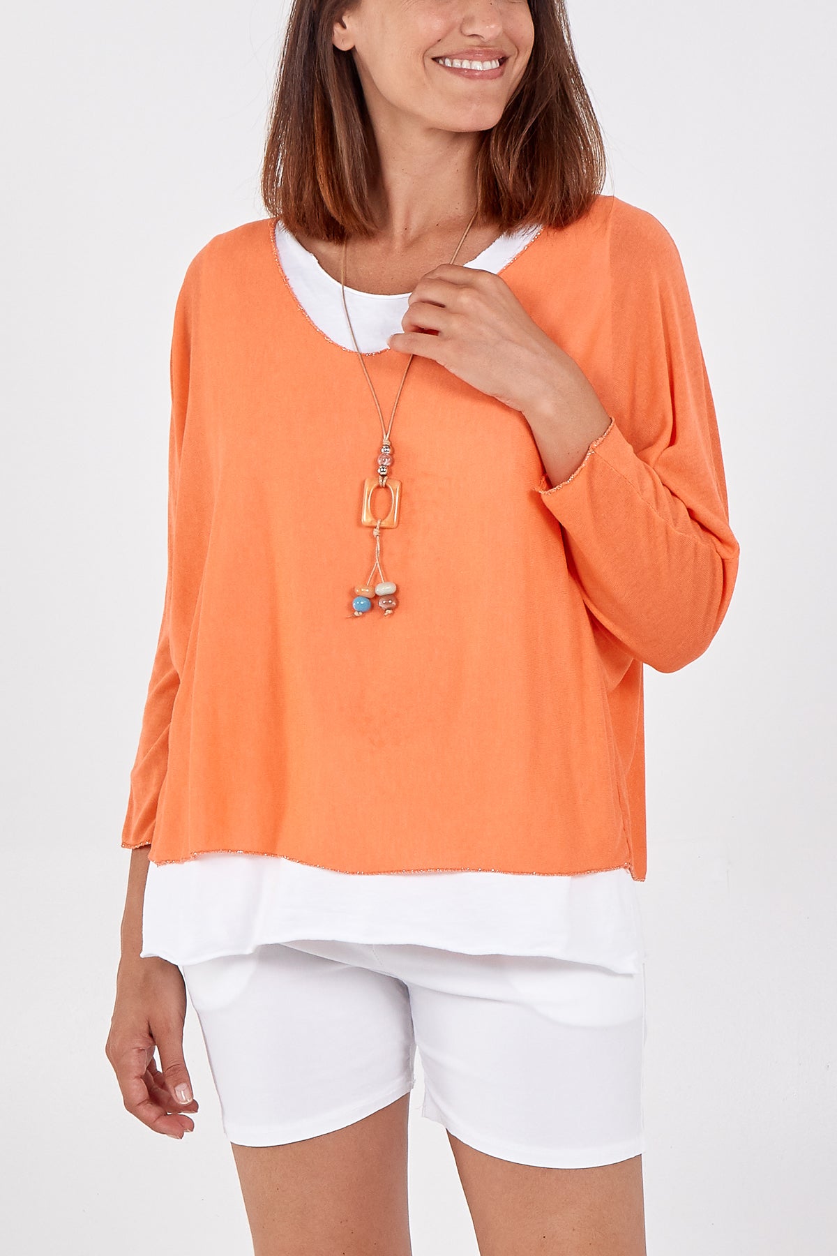Necklace Double Layer Top