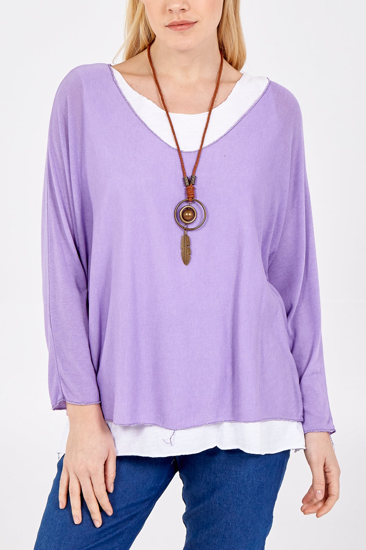 Necklace Double Layer Top