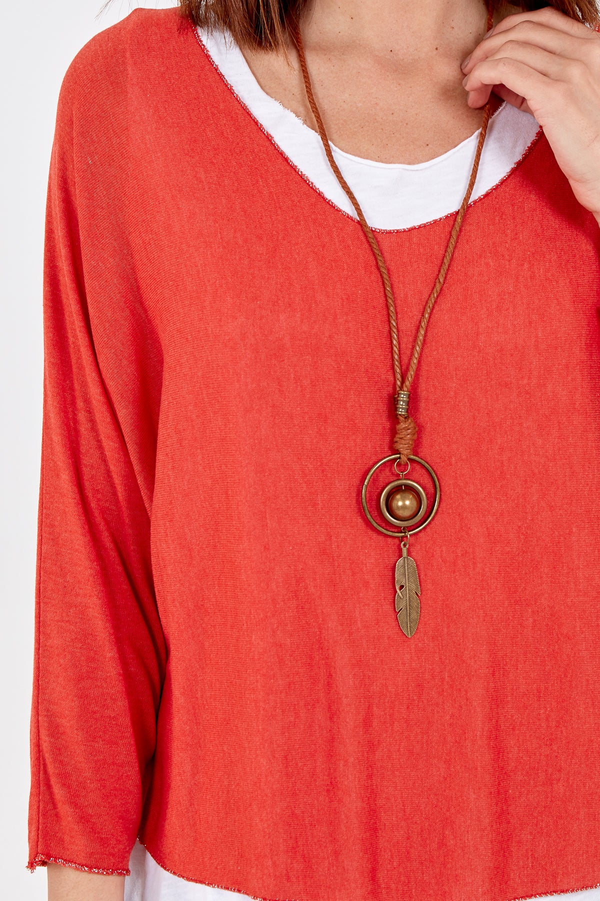 Necklace Double Layer Top