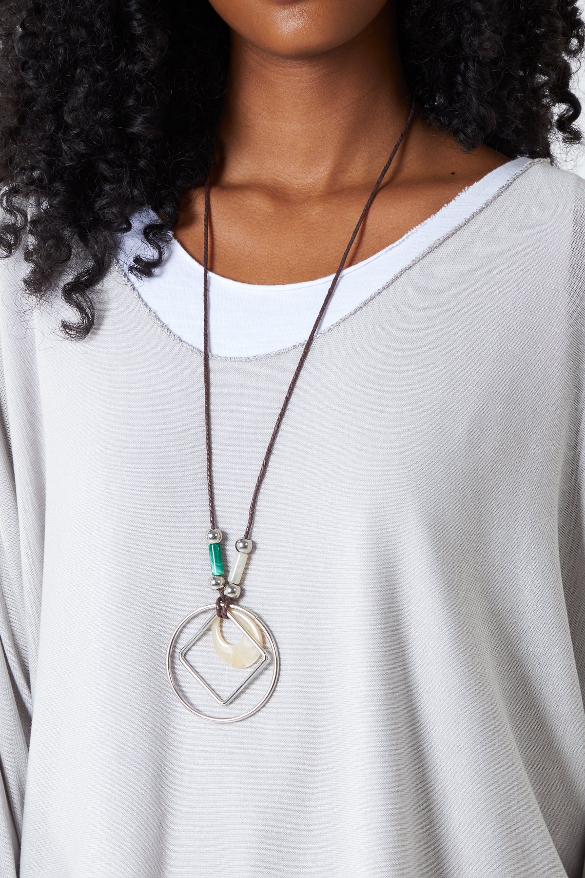 Necklace Double Layer Top
