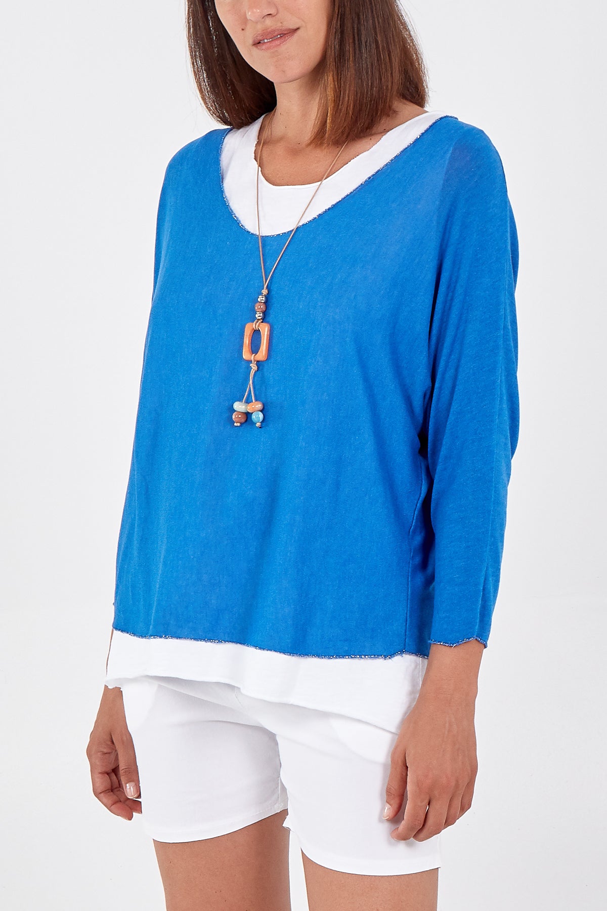 Necklace Double Layer Top