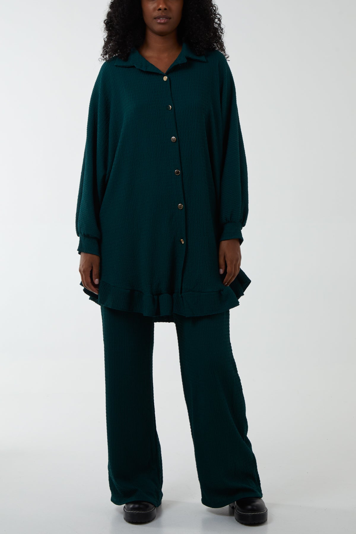 Button Through Shirt & Trousers Co-Ord