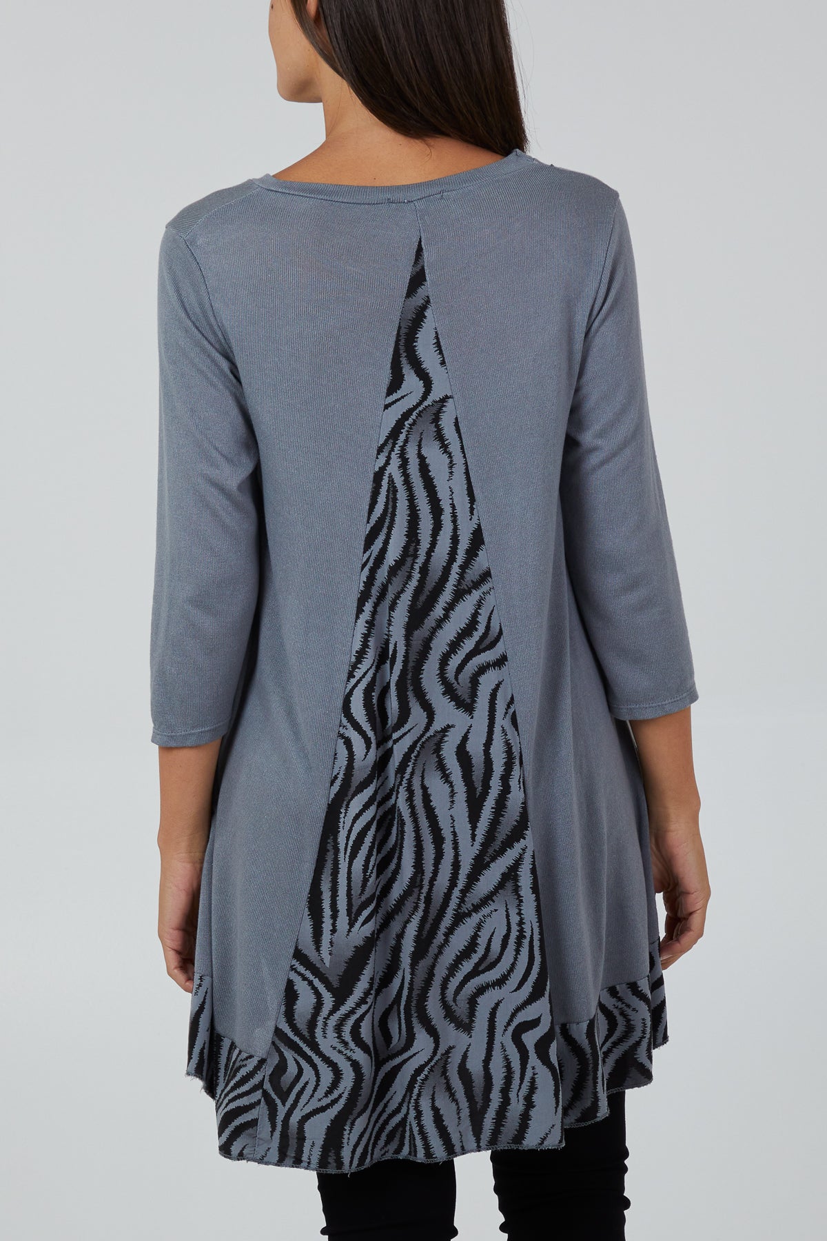 Oversized Zebra Insert Jumper