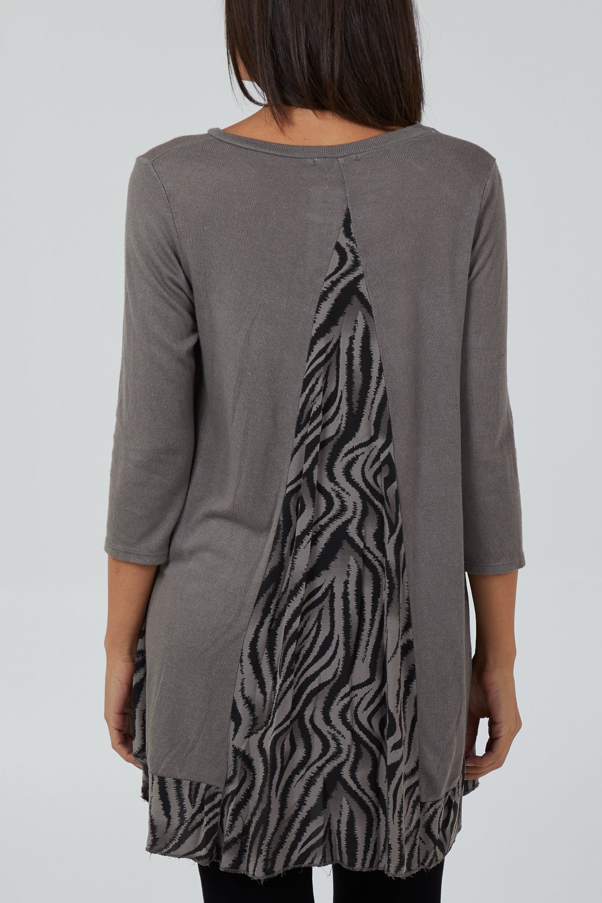 Oversized Zebra Insert Jumper