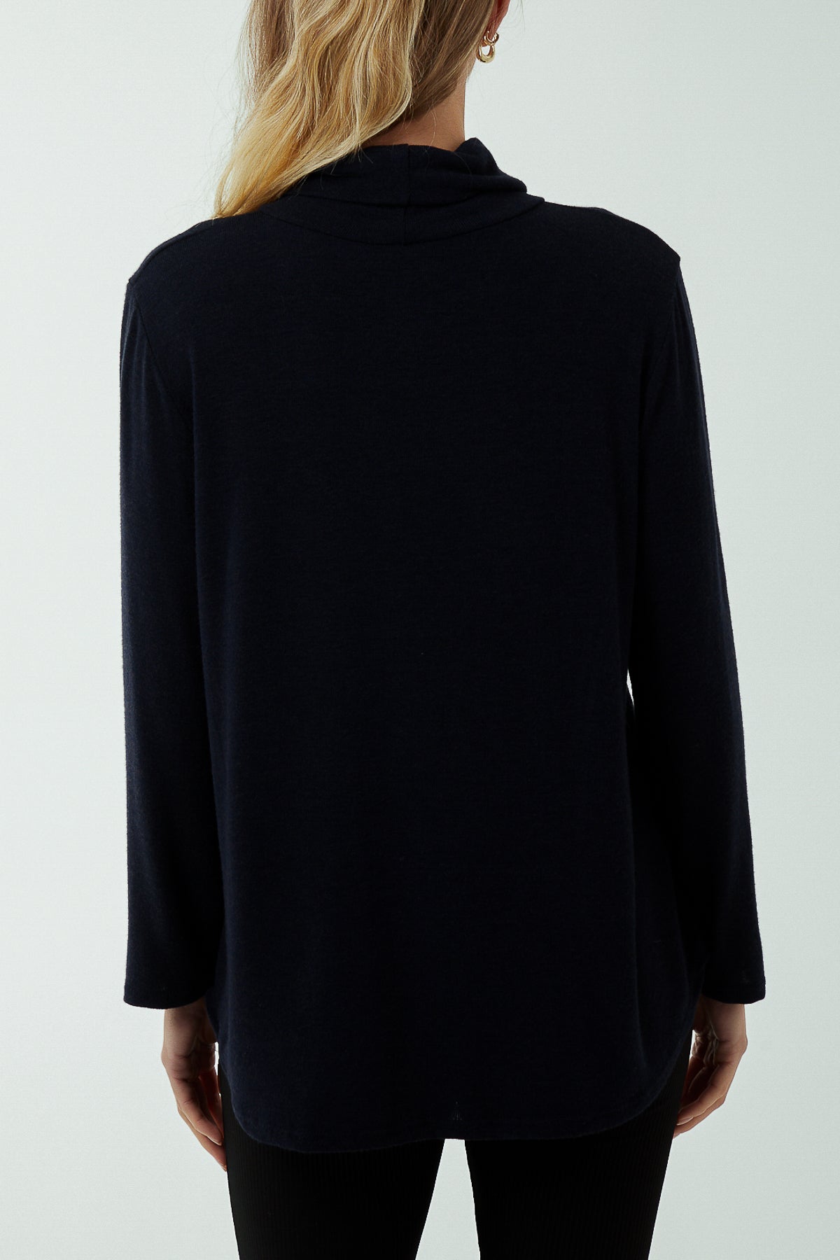 Roll Neck Fine Knit Jumper