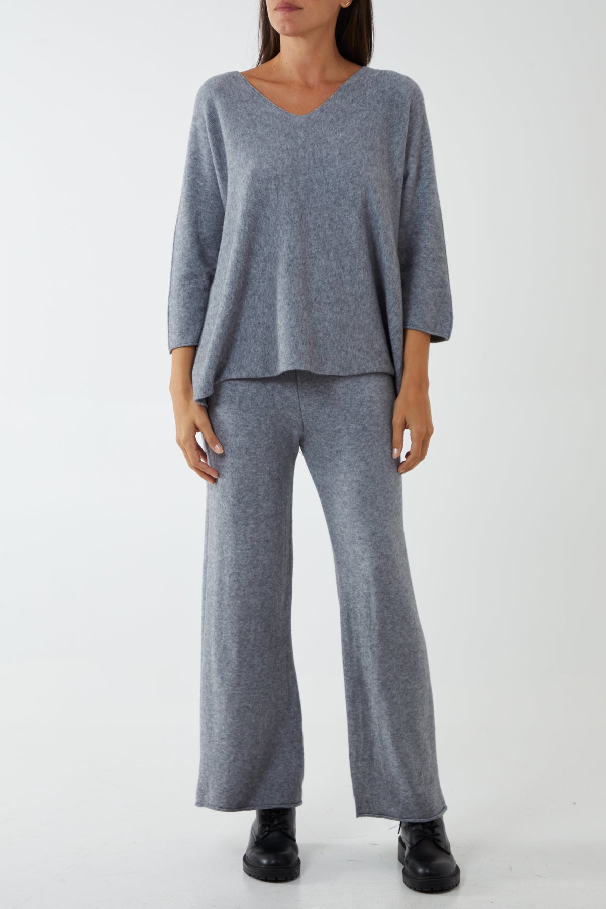 V-Neck Soft Touch Lounge Set