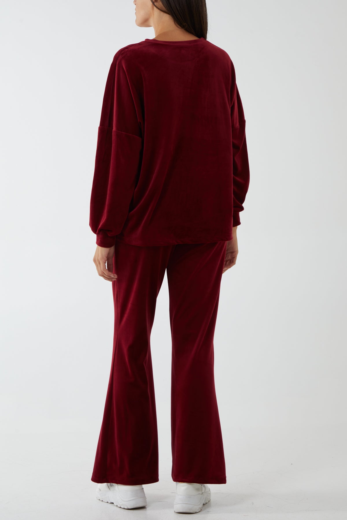 'Los Angeles' Velour Jumper & Trouser Set