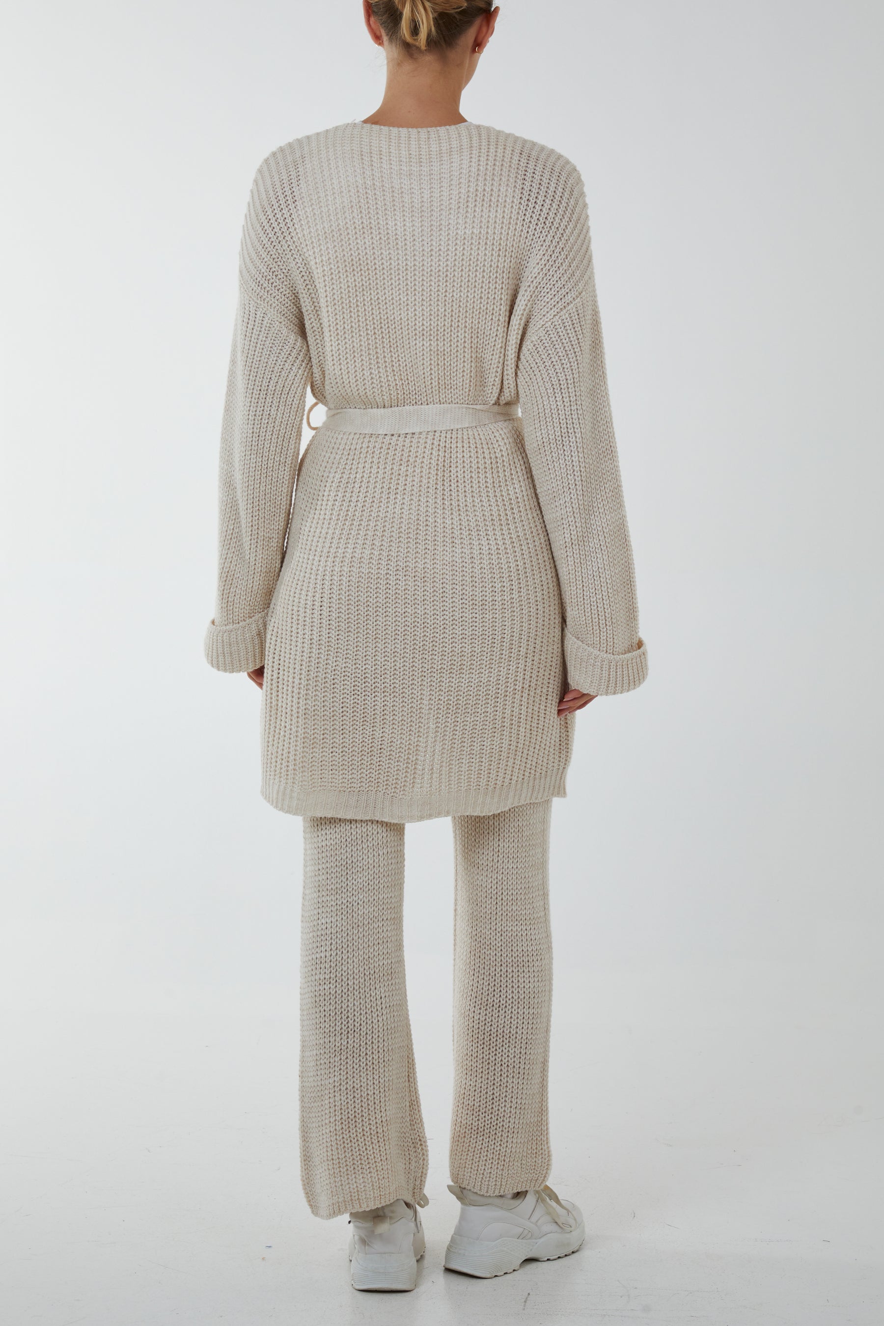 Chunky Knit Cardigan Co Ord Set