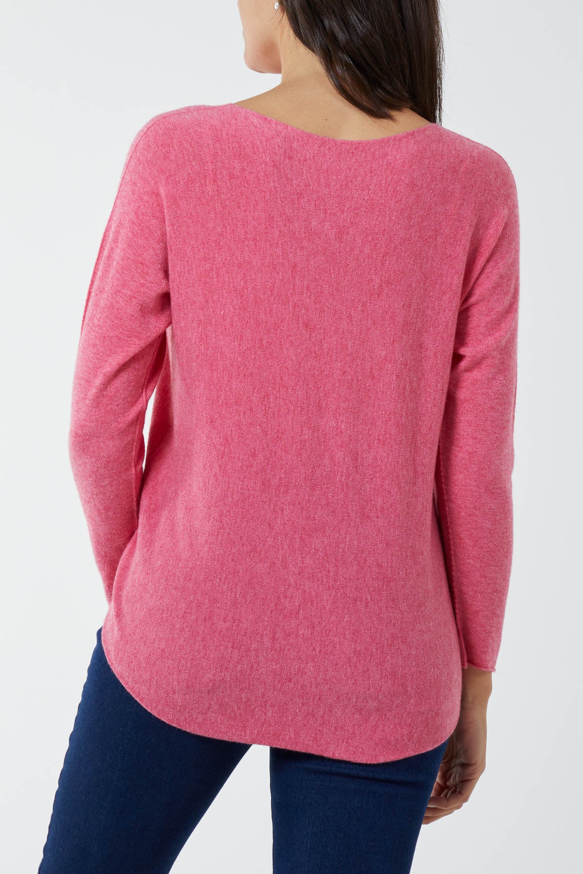 Round Neck Fine Knit Jumper