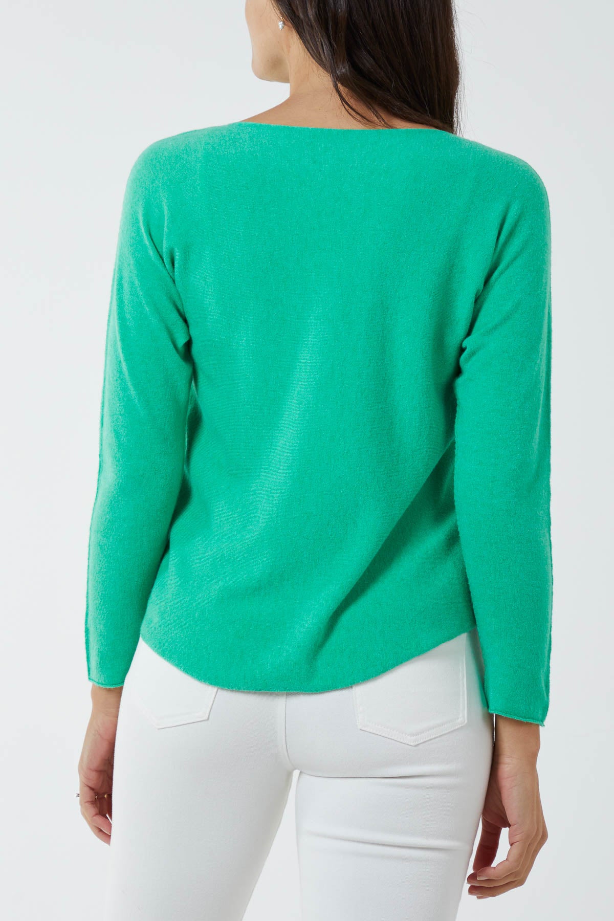 Round Neck Fine Knit Jumper