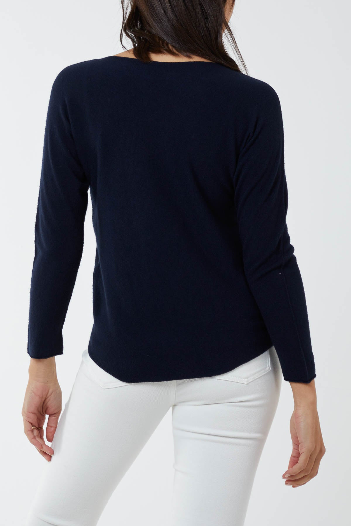 Round Neck Fine Knit Jumper
