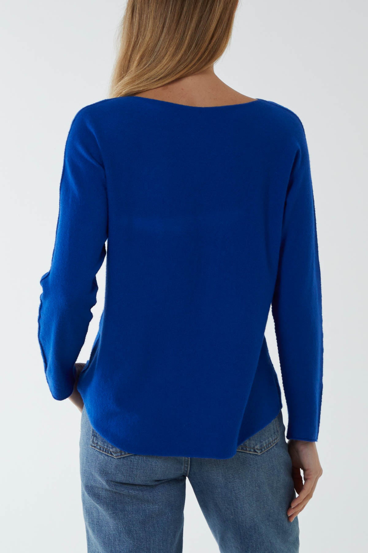 Round Neck Fine Knit Jumper