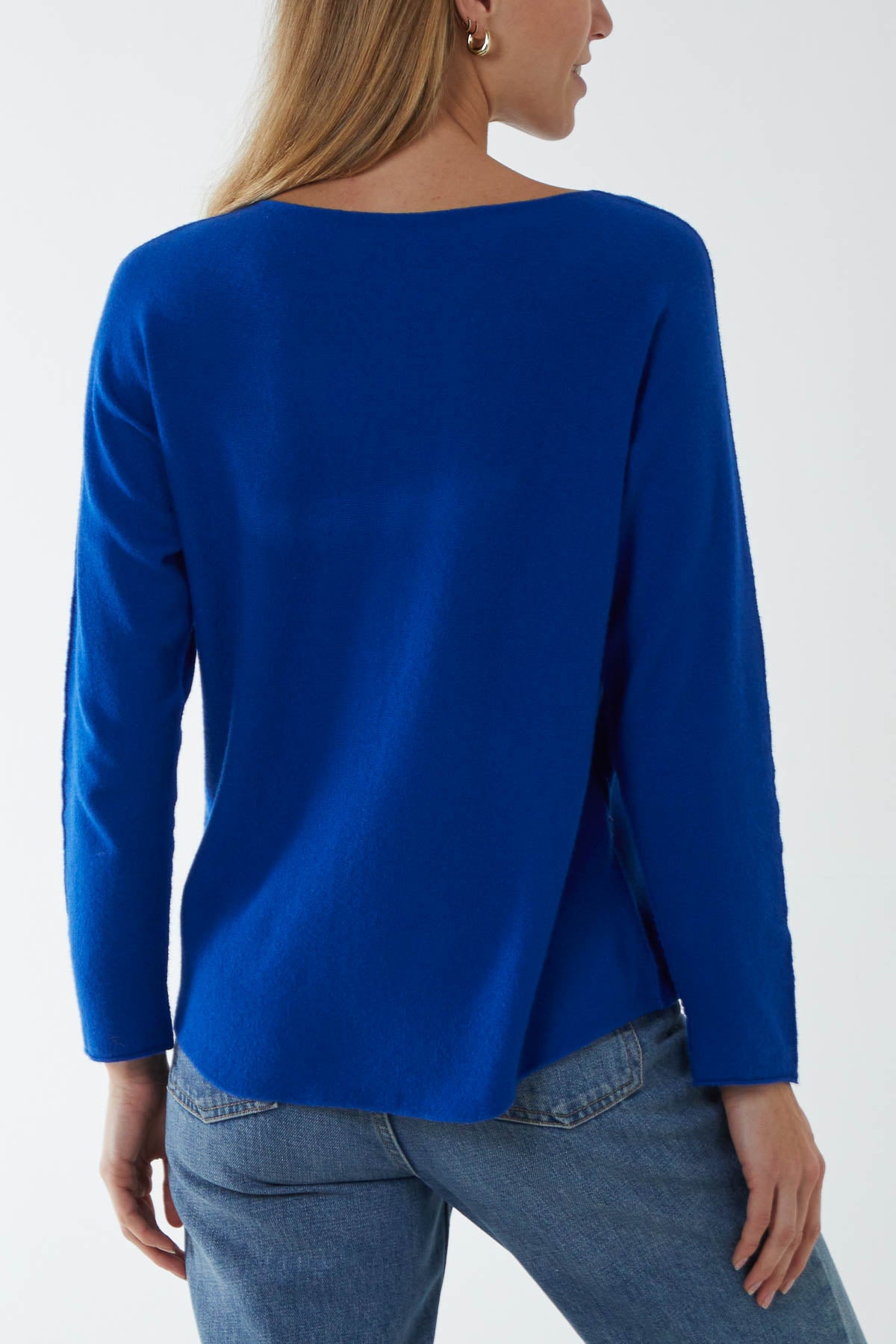Round Neck Fine Knit Jumper