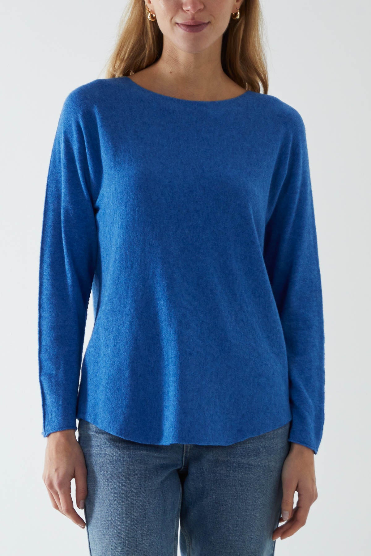 Round Neck Fine Knit Jumper