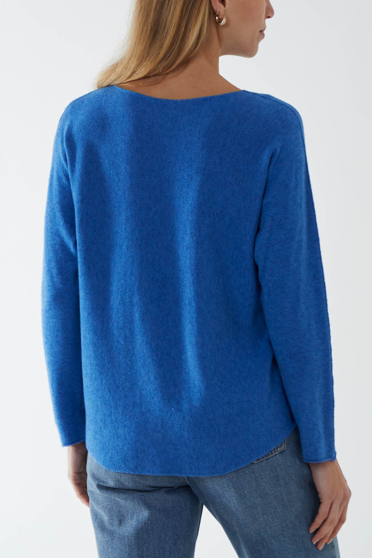 Round Neck Fine Knit Jumper