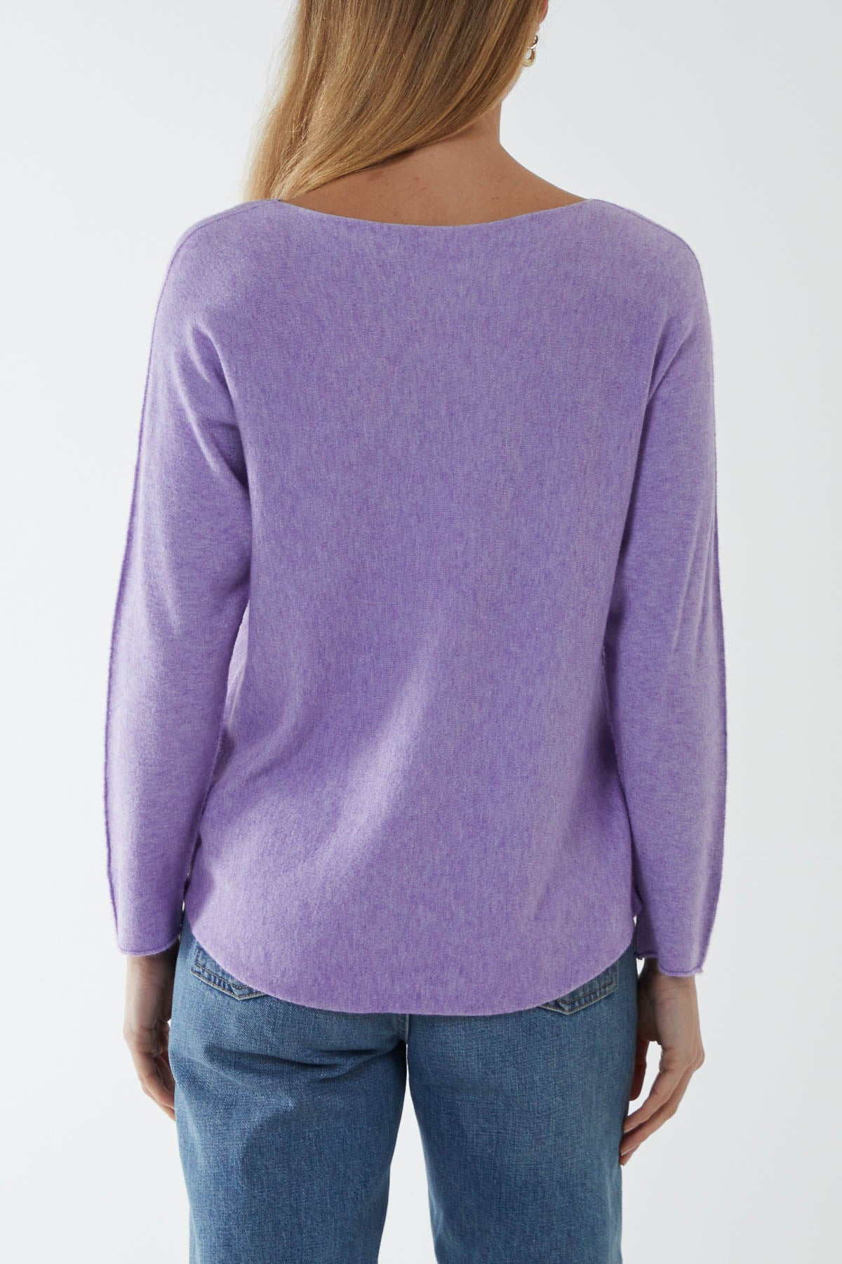 Round Neck Fine Knit Jumper