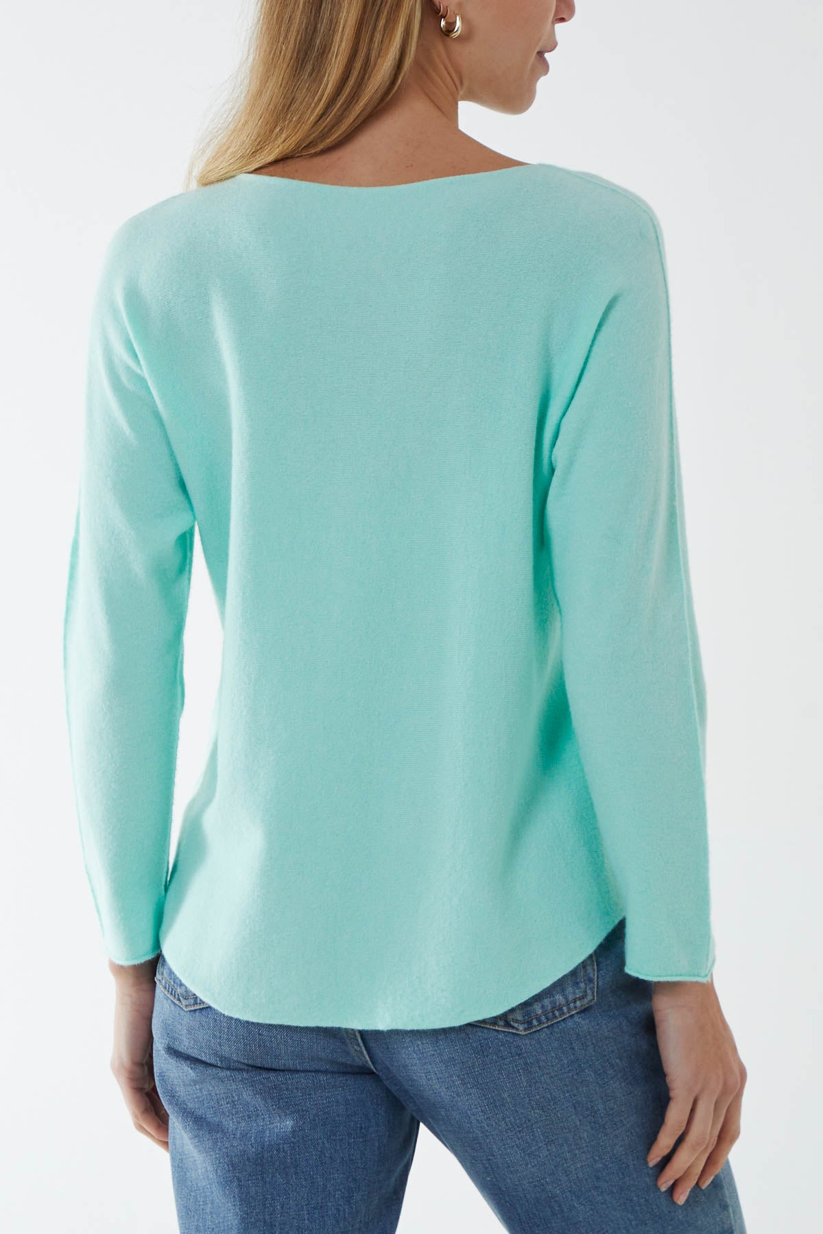 Round Neck Fine Knit Jumper