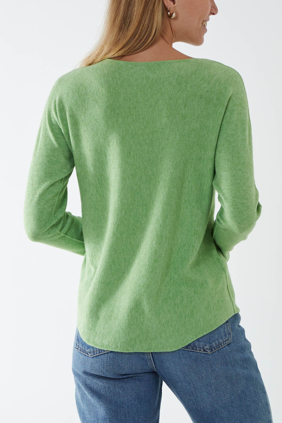 Round Neck Fine Knit Jumper