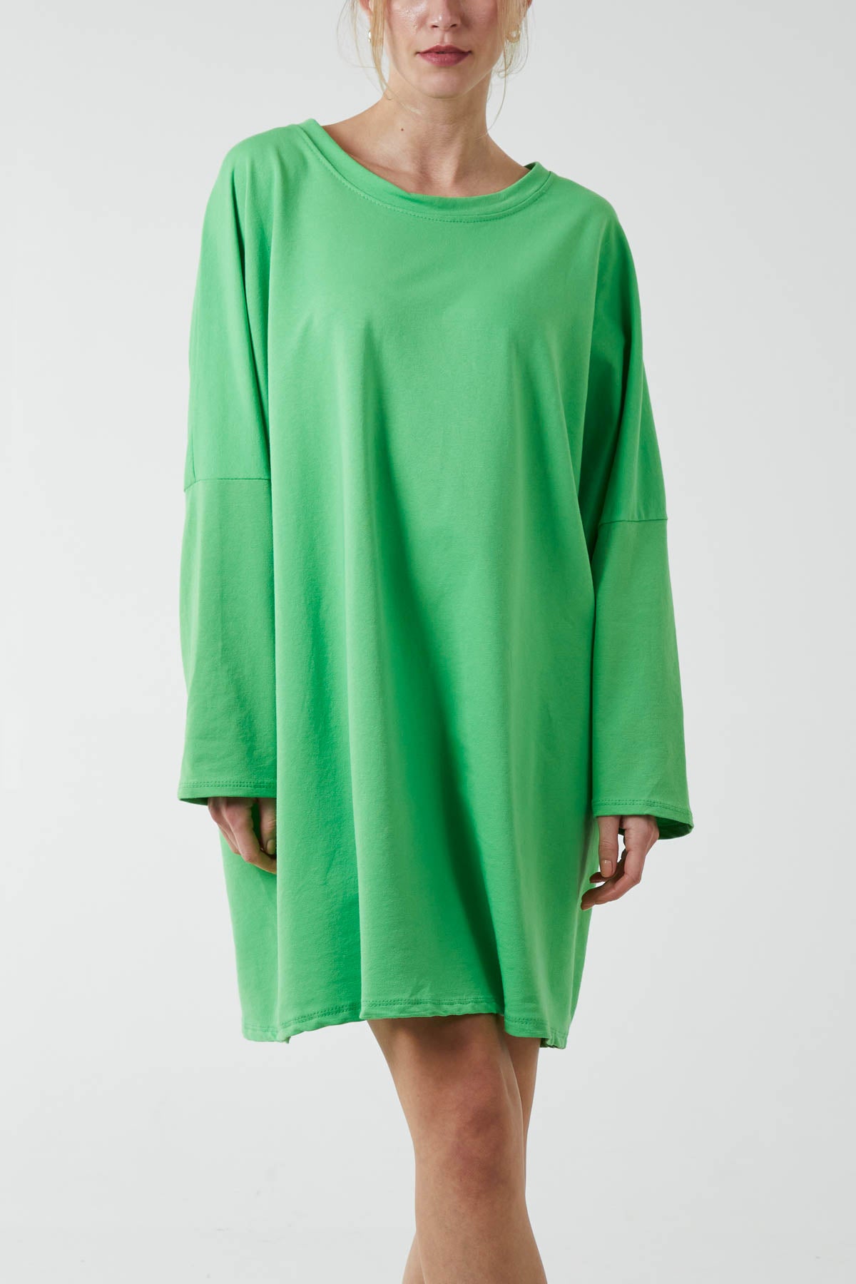 Oversized Sweat Shirt Mini Dress