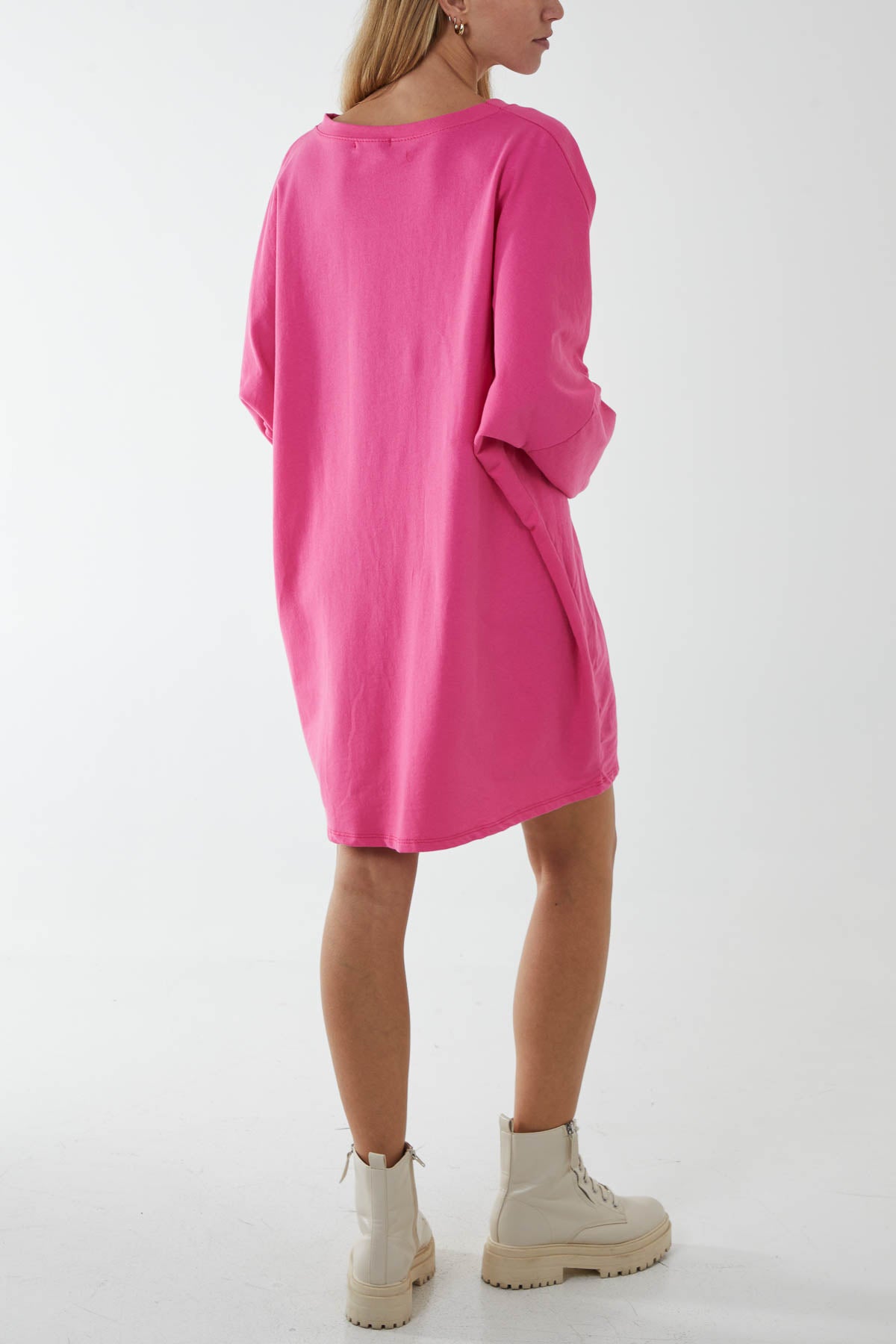 Oversized Sweat Shirt Mini Dress