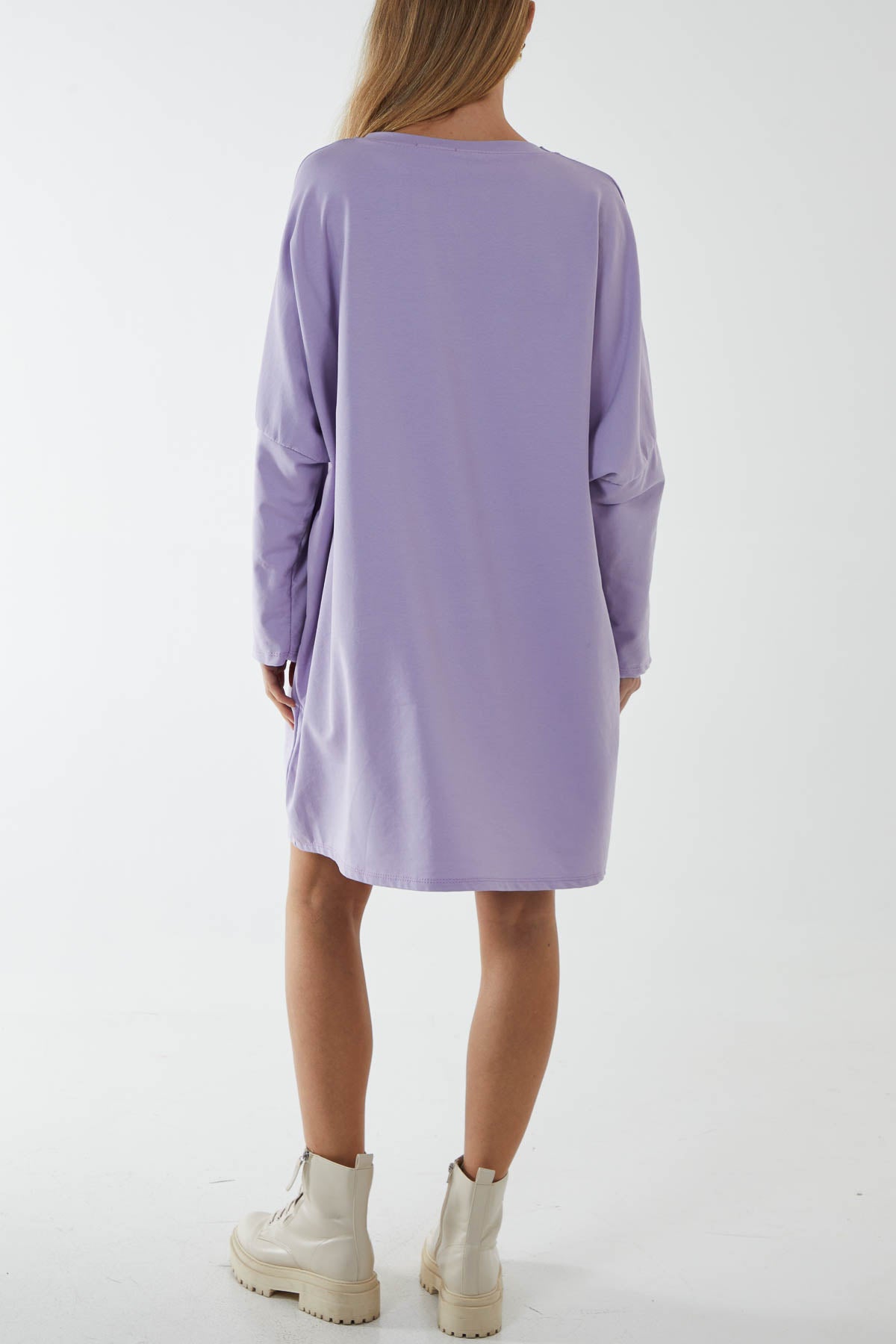 Oversized Sweat Shirt Mini Dress