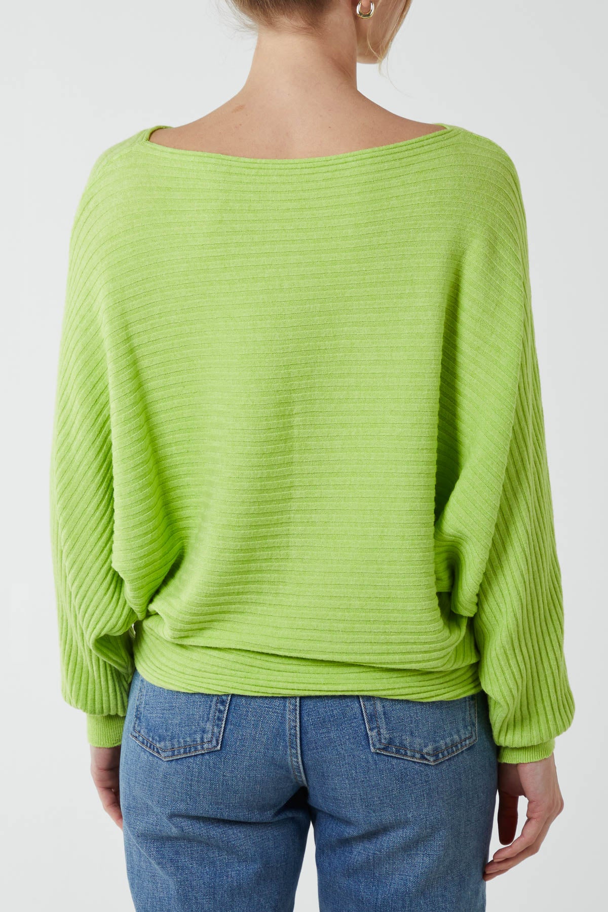 Batwing Ribbed Jumper
