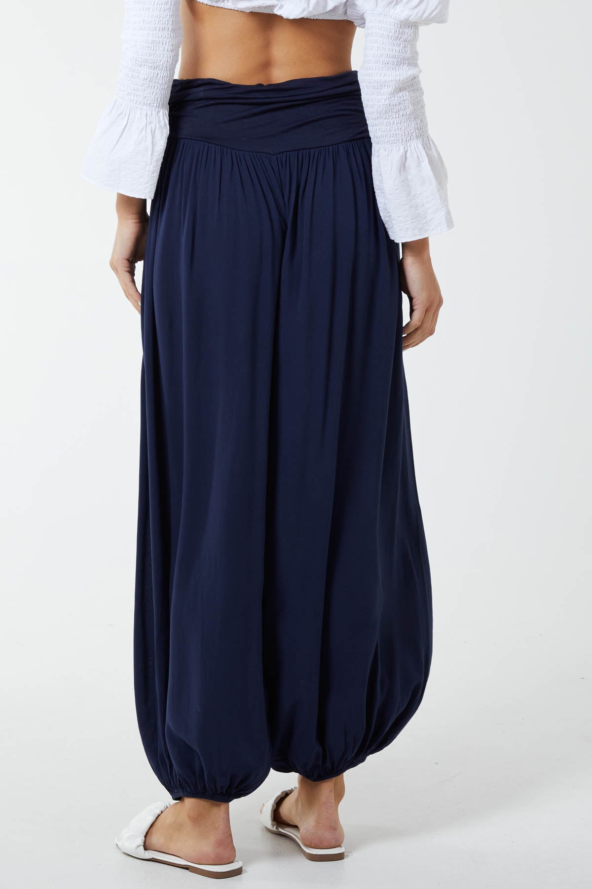 Harem Jersey Waistband Trousers