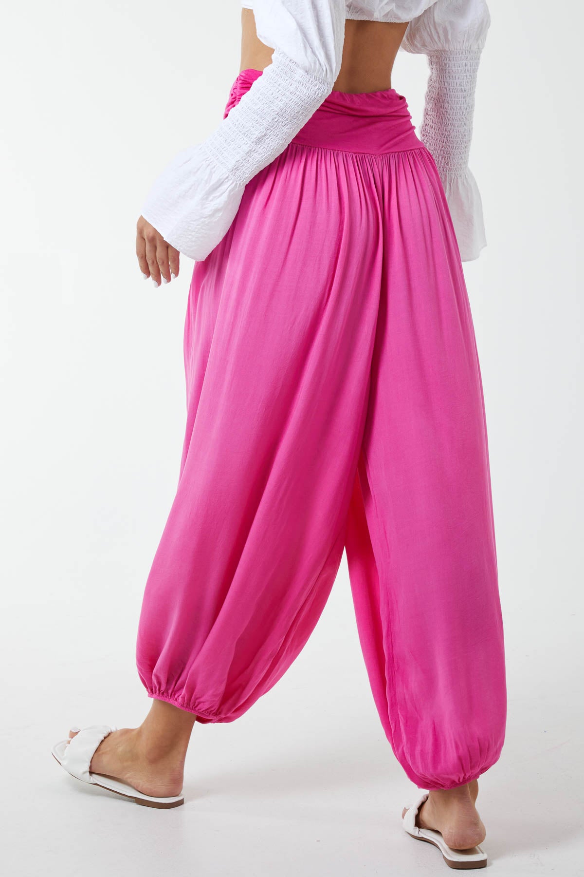 Harem Jersey Waistband Trousers