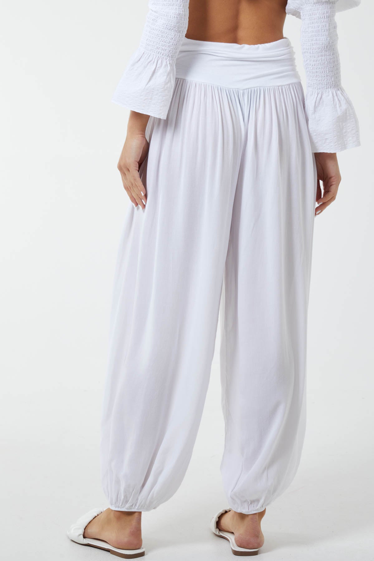 Harem Jersey Waistband Trousers