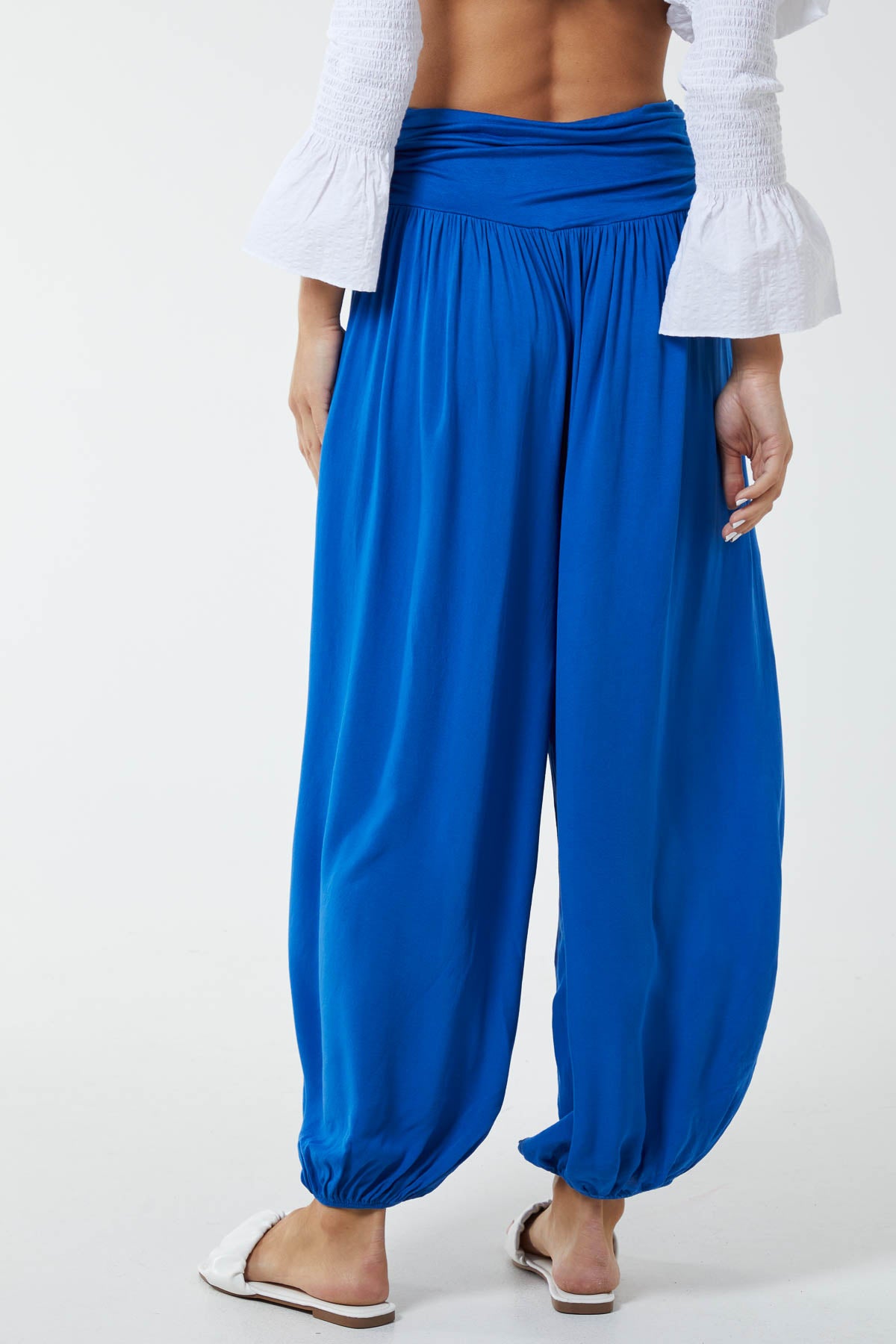 Harem Jersey Waistband Trousers