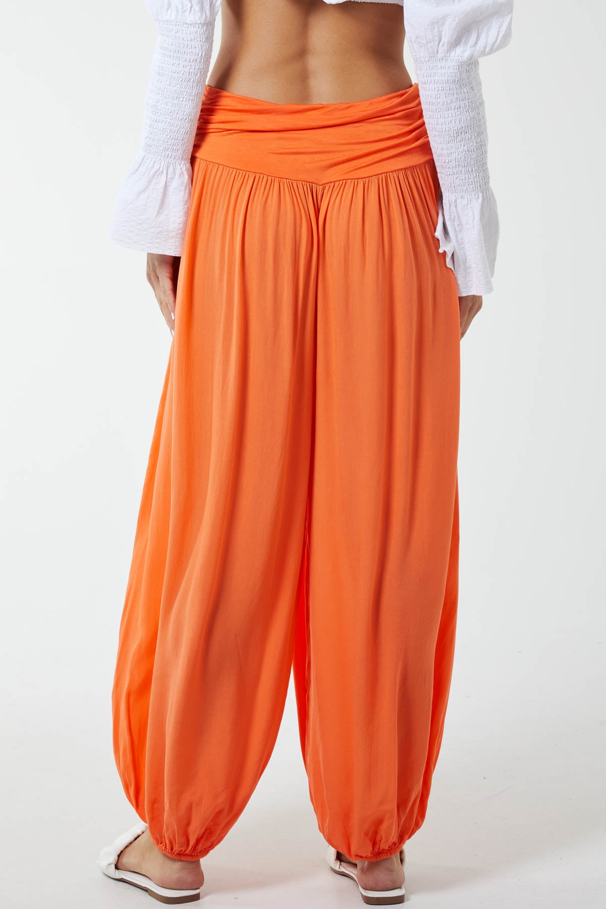 Harem Jersey Waistband Trousers