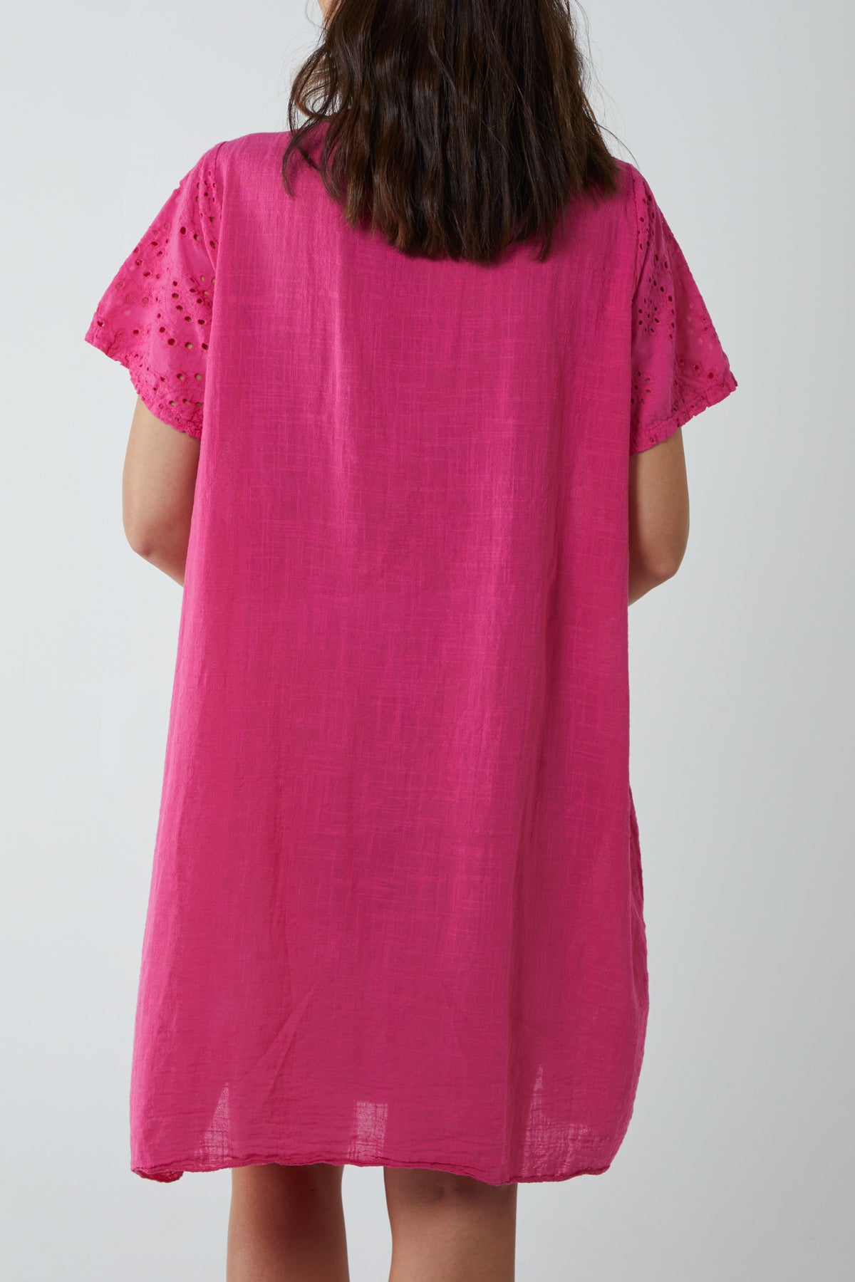 Broderie Anglaise Smock Dress