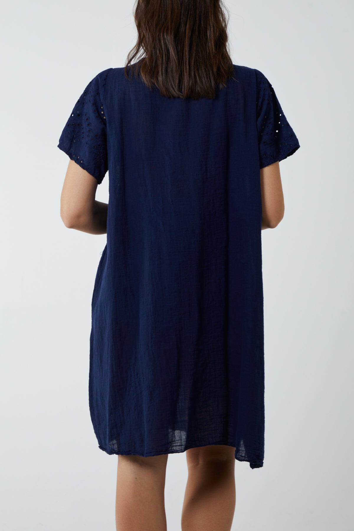 Broderie Anglaise Smock Dress